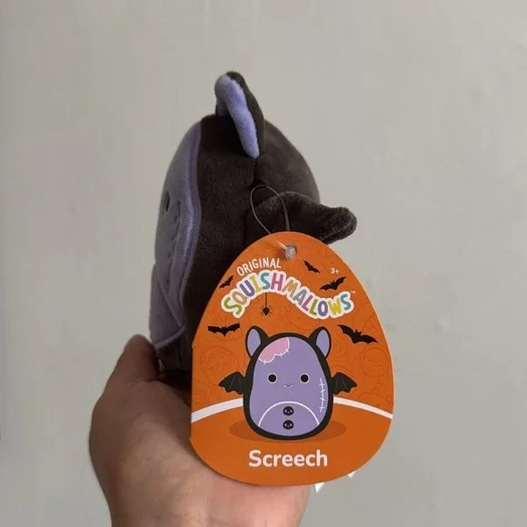 Squishmallows Screech the Bat 4” Halloween 2025 - Picture 2 of 3